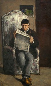 Portræt af Louis-Auguste Cézanne af Paul Cézanne